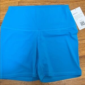 Vibrant Blue Athletic Shorts for Women